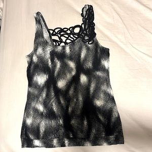 Anthropologie - One September Tank Top with left shoulder to back detail NWT